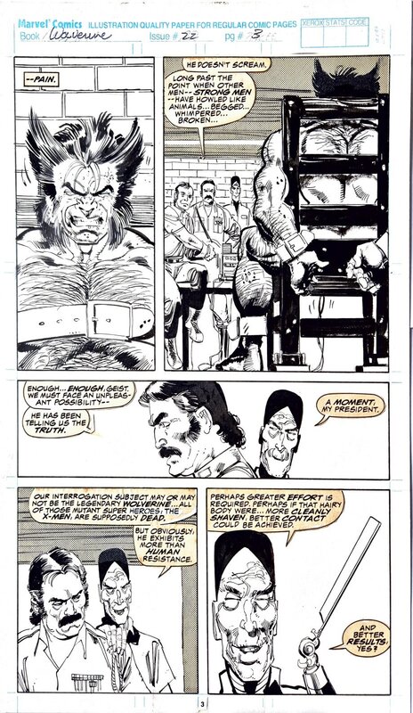 John Byrne, Wolverine (Vol. 1) No. 22 Pg. 3 - Comic Strip