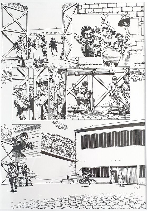 Gess, L'oeil de la nuite - tome 2 - Planche originale