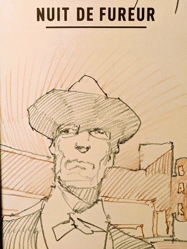 Nuit de fureur par Miles Hyman - Dédicace