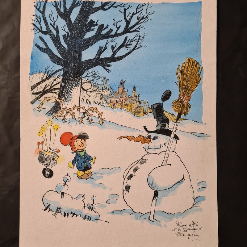 En vente - Illustration originale couleur aquarelle de Stibane - Illustration originale