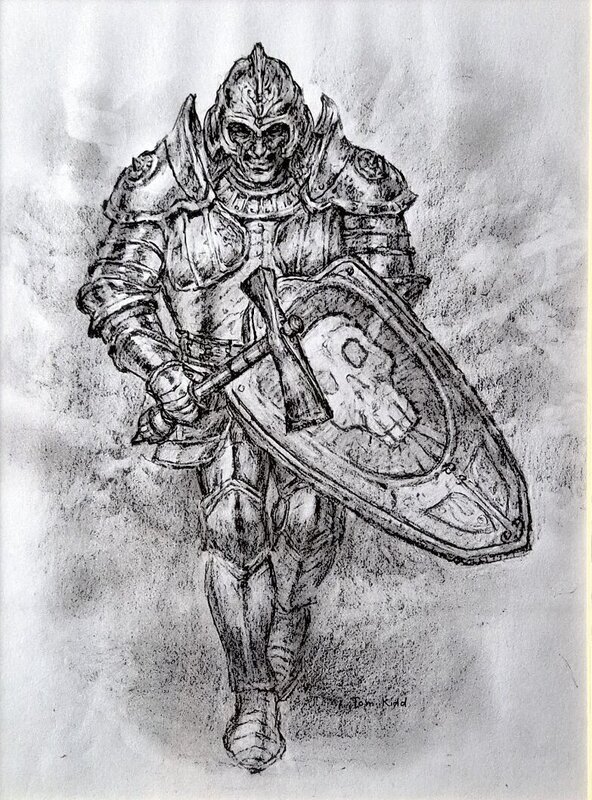 Tom Kidd, Robert E. Howard Cormac Fitzgeoffrey - Original Illustration