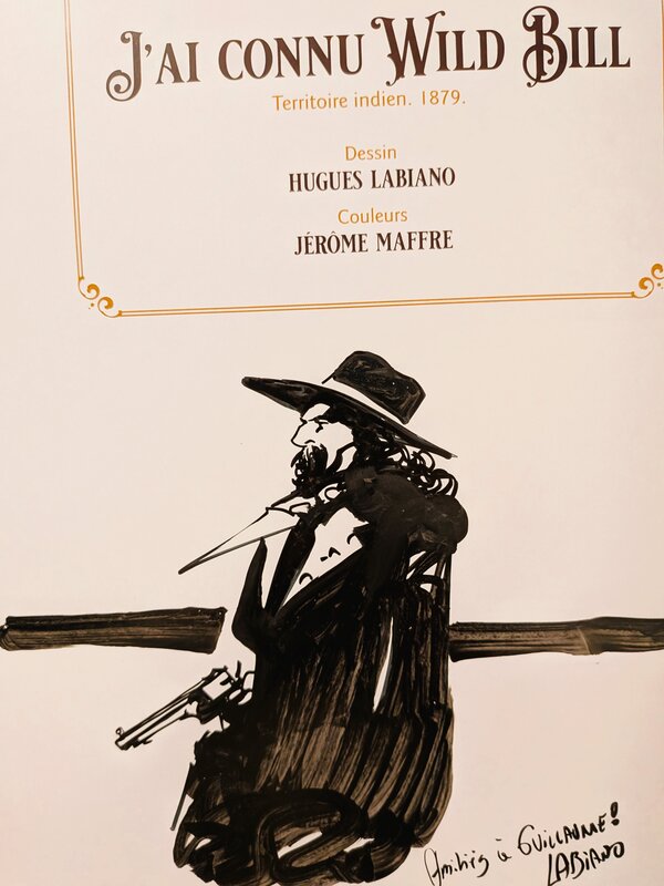 Hugues Labiano, Go west bulles du mans - Dédicace