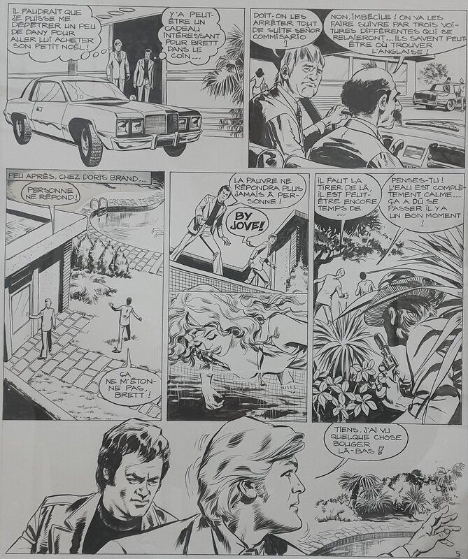 Carlo Marcello, Amicalement Vôtre - de la casse à Maranga - Planche originale