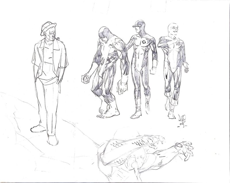 X Men Prelim by Paul Smith - Original art