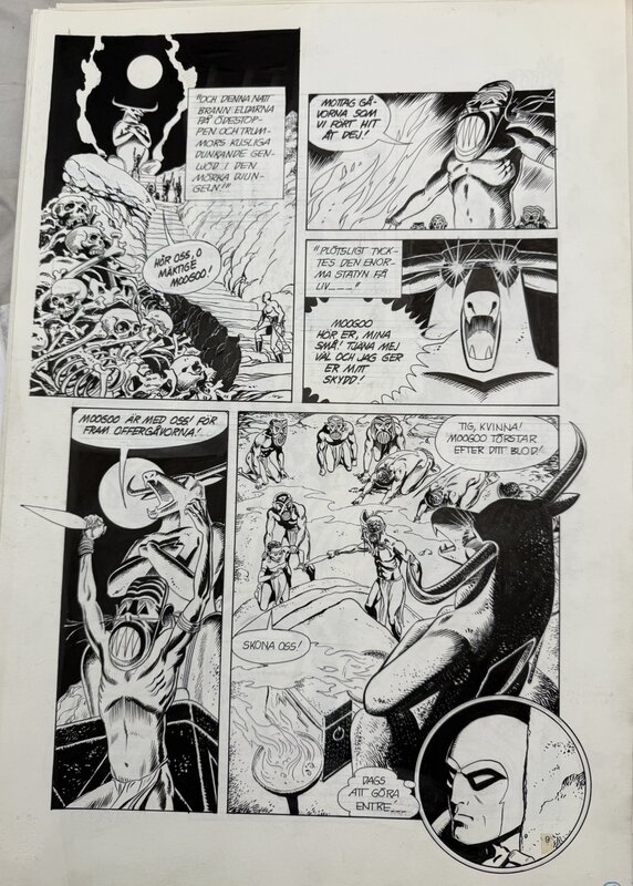 César Spadari, Alliance of the Golden Ox - Planche originale