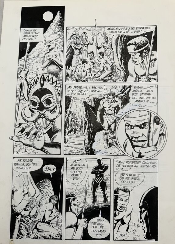 César Spadari, The Alliance of the Golden Ox - Planche originale