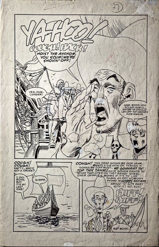 Arthur Suydam, The adventures of Cholly and Flytrap pg. 27 - Comic Strip