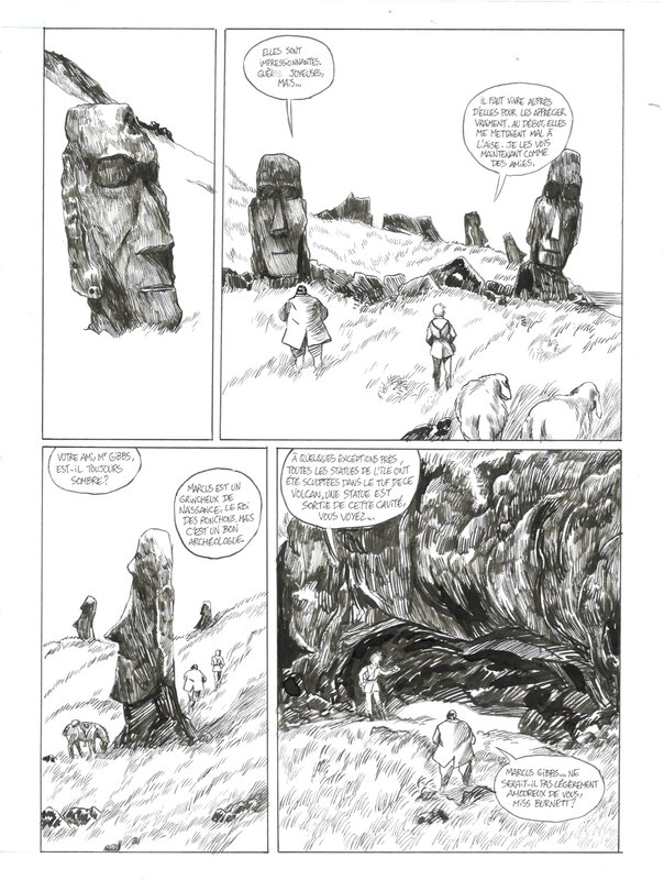 En vente - Thomas Gilbert - Caballero Bueno p. 67 - Planche originale