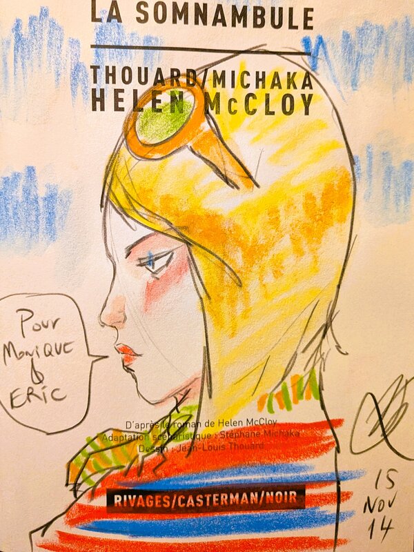 La somnabule par Jean-Louis Thouard - Dédicace