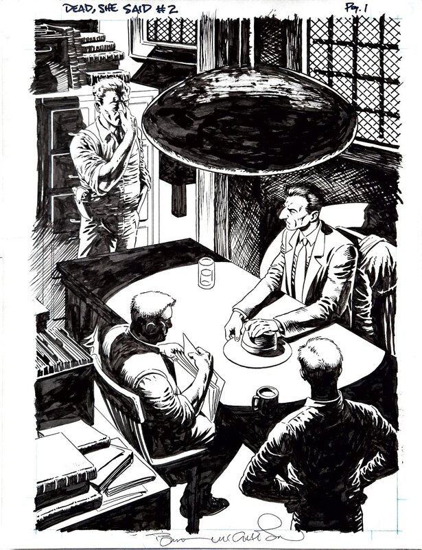Berni Wrightson, Dead She Said No. 2 Pg. 1 - Planche originale