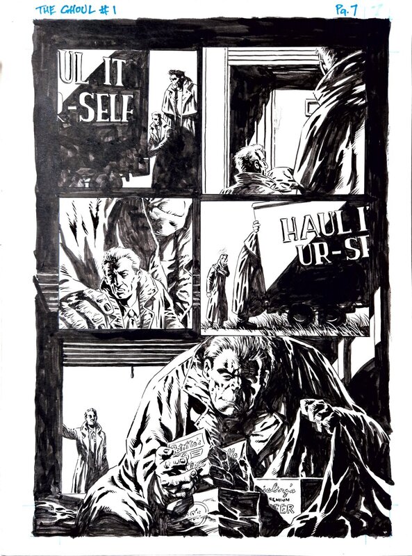 Berni Wrightson, The Ghoul No. 1, Pg. 1 - Planche originale