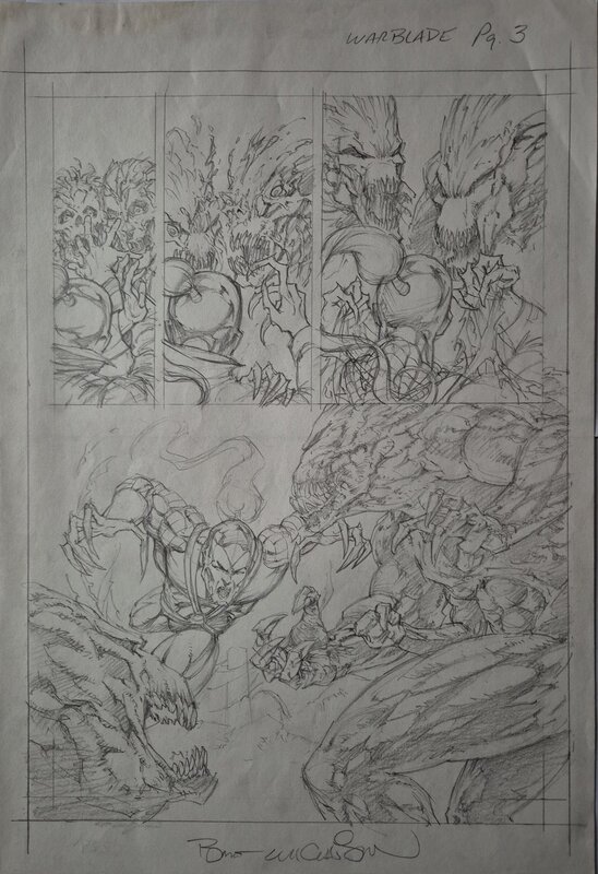 Berni Wrightson, Wildstorm Chamber of Horrors Pg. 3 - Planche originale