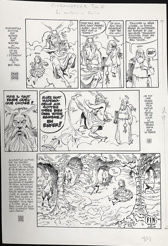 En vente - CINEMASTOK par Alexis, Gotlib - Planche originale