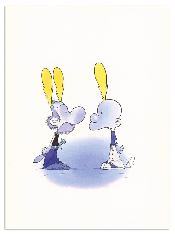 Astérix et Titeuf - ZEP - Original Illustration