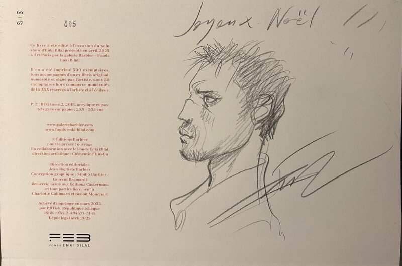 Enki Bilal, Dedicace de l’ami Enki - Dédicace