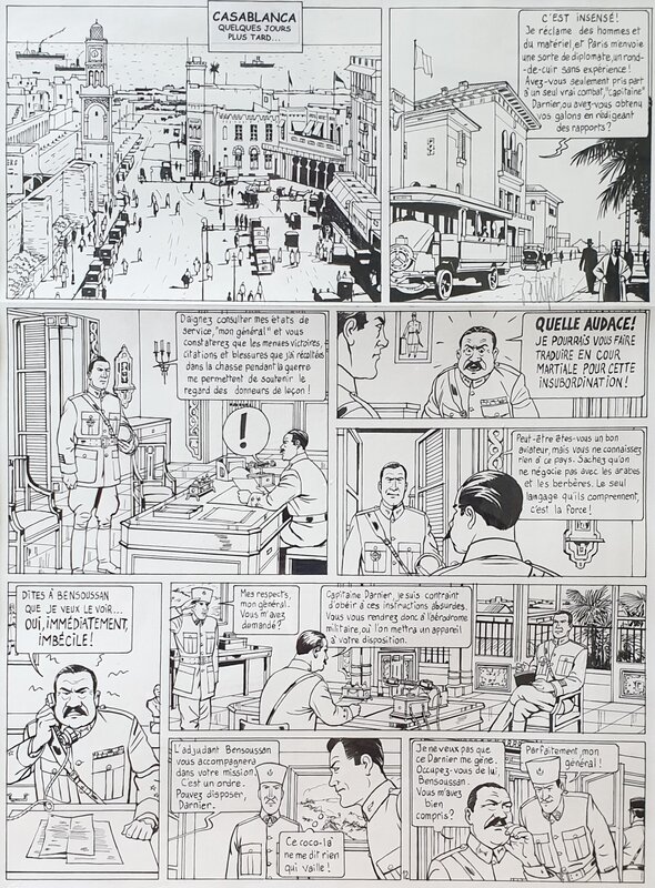 Philippe Chapelle, Tome 2 : Les morsures du désert - Aventures de Paul Darnier - Planche originale