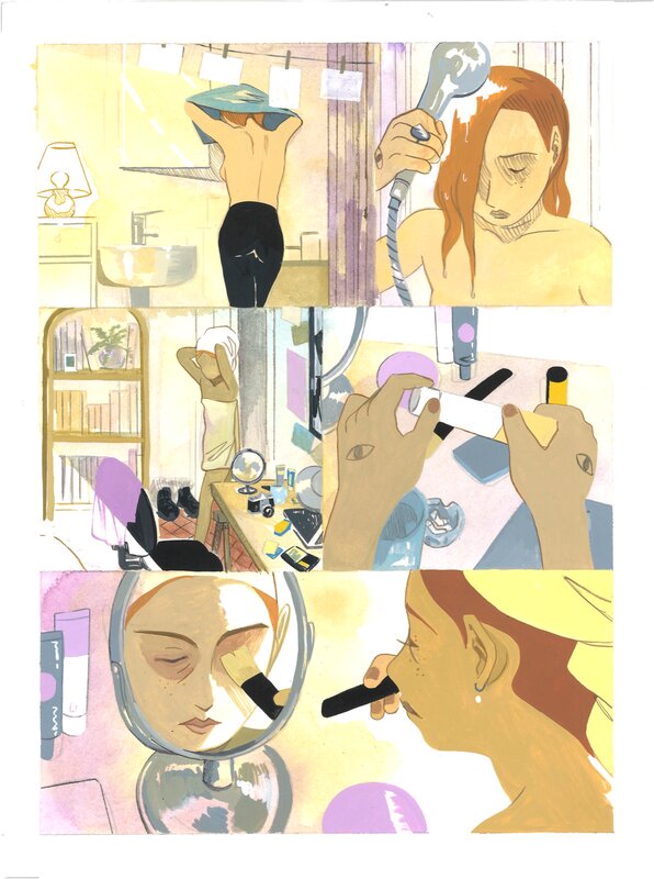 For sale - Claire Fauvel - Les yeux d'Alex p. 12 - Comic Strip