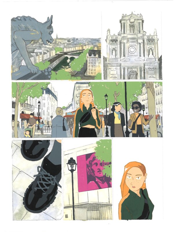 For sale - Claire Fauvel - Les yeux d'Alex p. 114 - Comic Strip