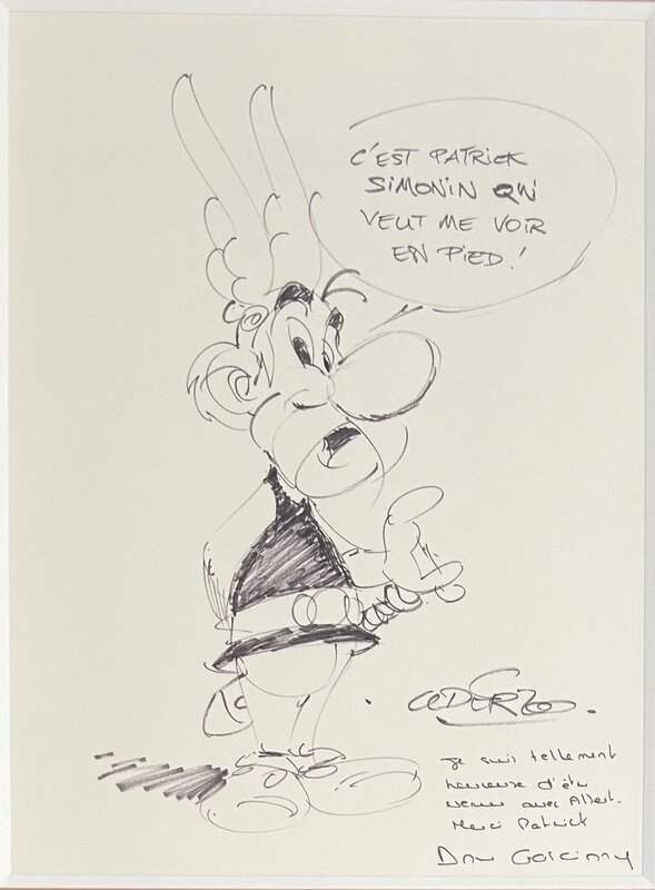 Dedicace d’Albert Uderzo - Sketch