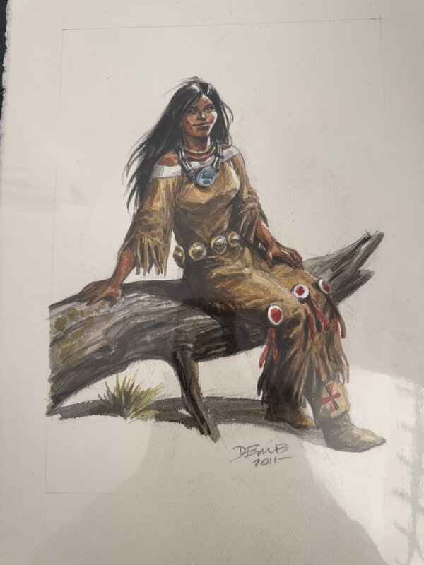 Derib : portrait de Chinook - Comic Strip