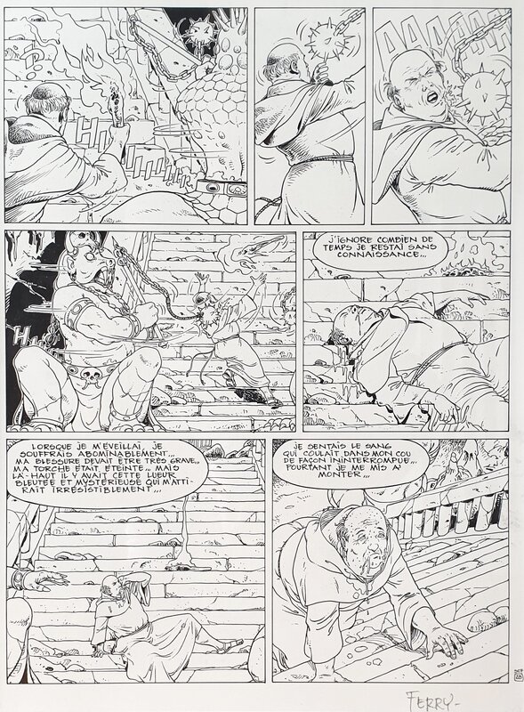 Ferry, Ian Kalédine - Le secret du château Flambard - Comic Strip