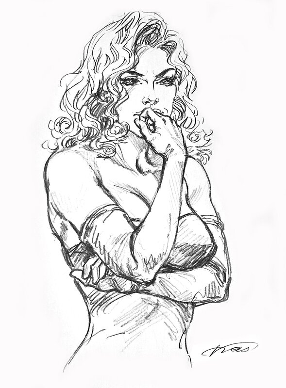 Halloween Blues - Dana - extrait du carnet de croquis de Kas - Page 69 - Sketch