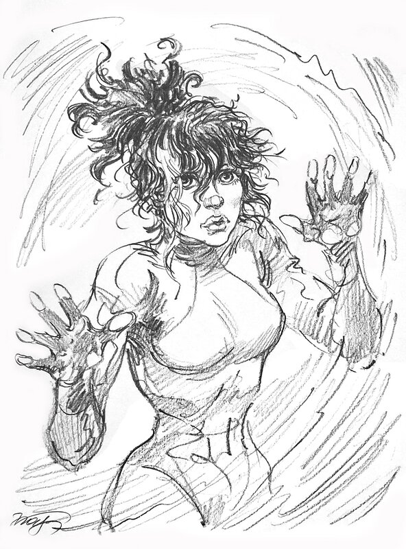 Hans - Mahonia -  extrait du carnet de croquis de Kas, Page 53 - Dédicace