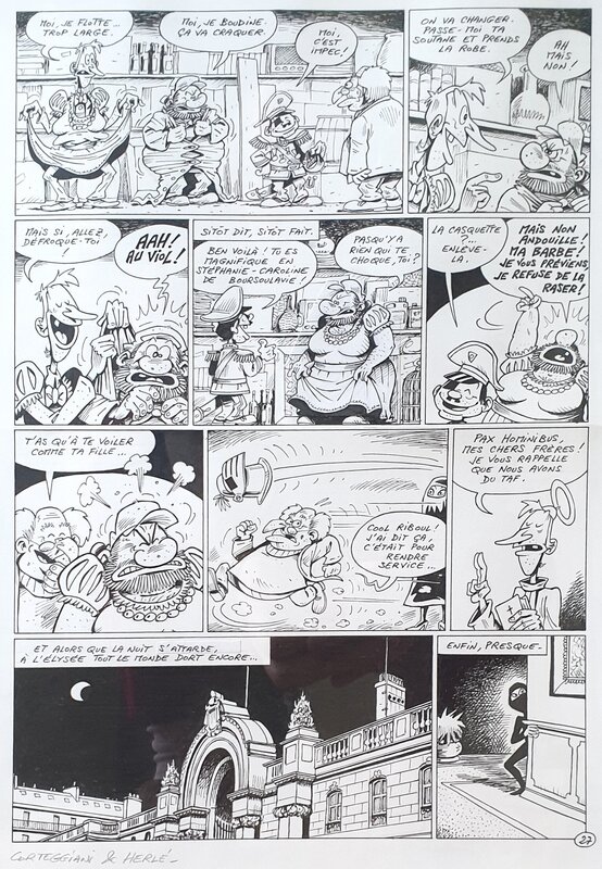 Herlé, Les pieds nickelés: ensemble tout est possible - Comic Strip