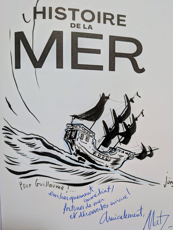 Histoire de la mer par Jörg Mailliet - Dédicace