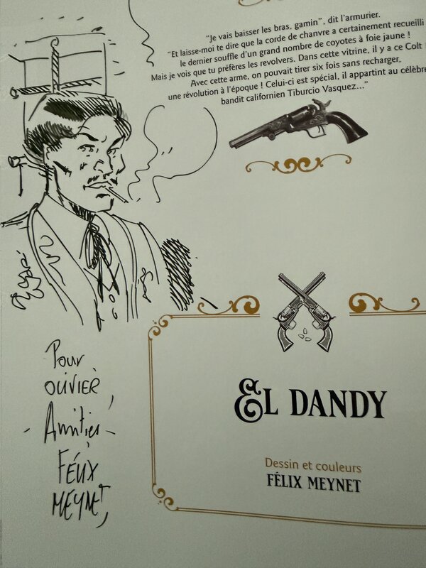 Gunmen of the west by Félix Meynet - Sketch