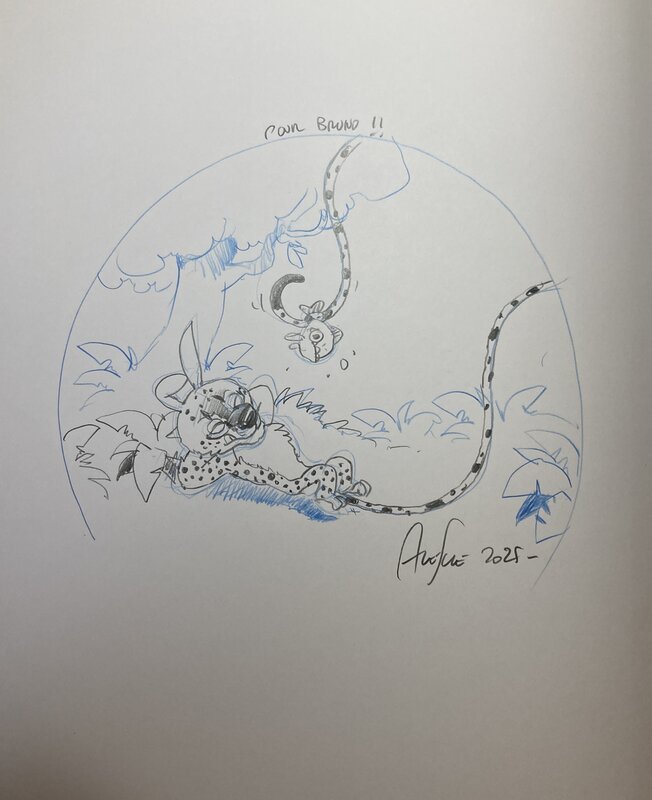 Marsupilami par Alexis Nesme, Lewis Trondheim - Dédicace