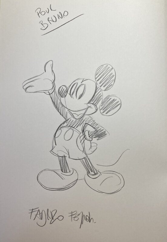 Mickey by Fabrizio Petrossi - Sketch