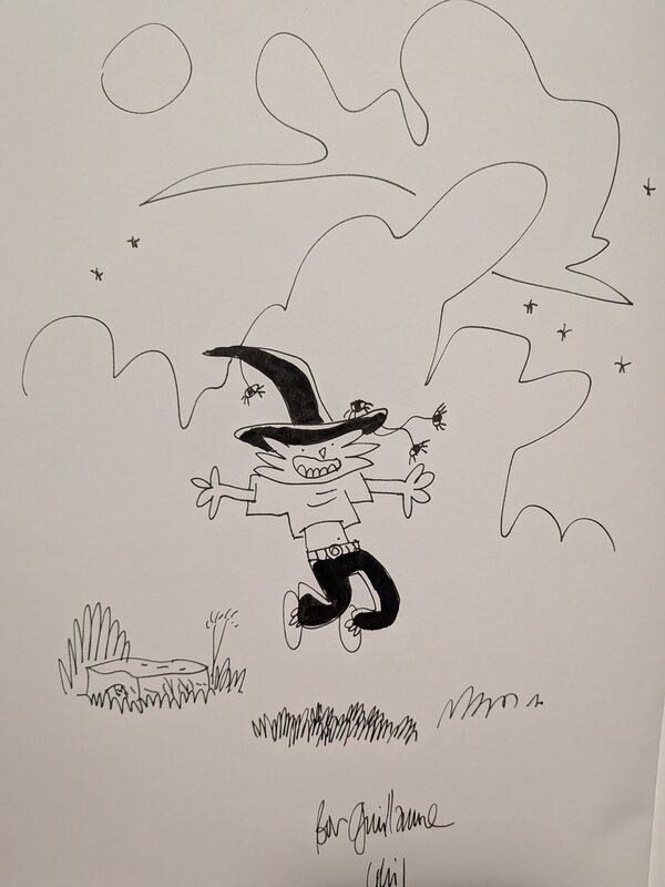 Lewis Trondheim, Lapinot le chapeau magique - Sketch