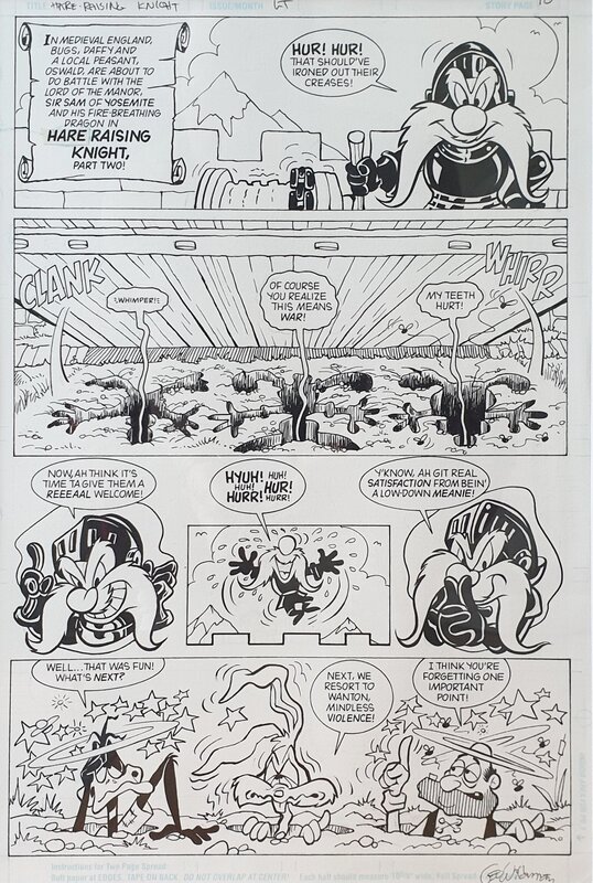 Hare Raising Knight by George Wildman - Comic Strip