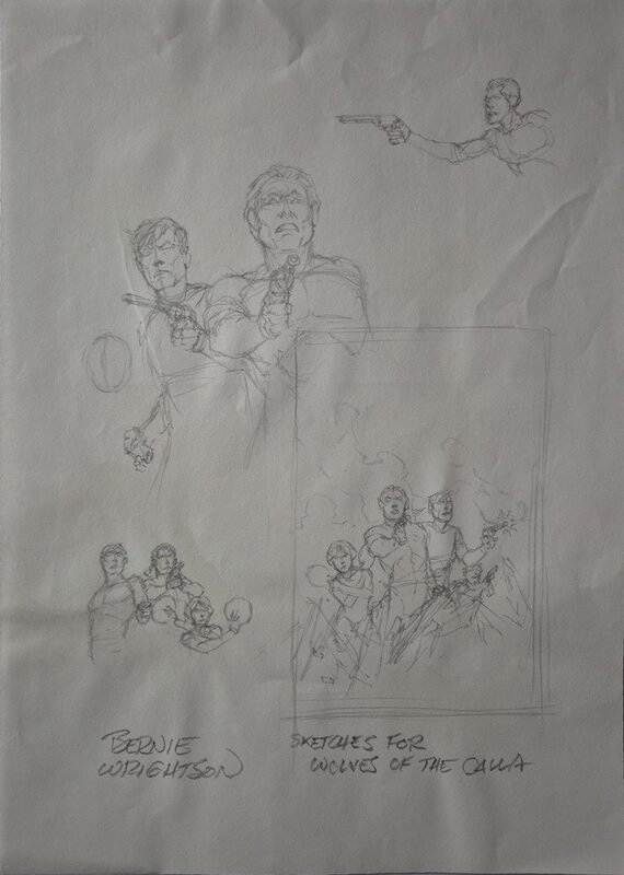Berni Wrightson, Wulfes of Calla Prelim - Planche originale