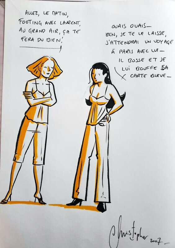 Christopher, LES FILLES    T5 AU NOM DU PERE - Sketch