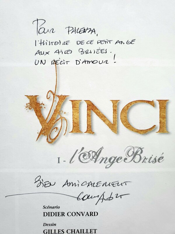 VINCI par Didier Convard - Dédicace