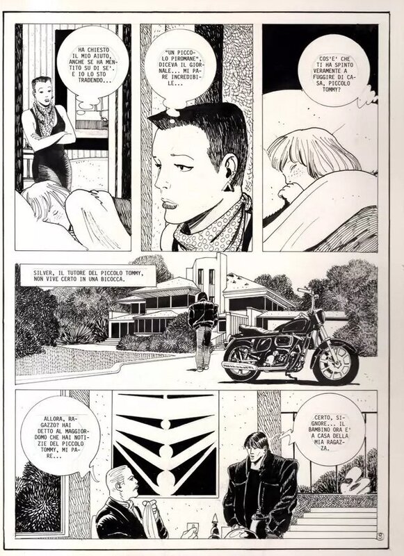 Ugolino Cossu, Non si scherza col fuoco  p.9  (Lanciostory n°3 de 1983) - Comic Strip