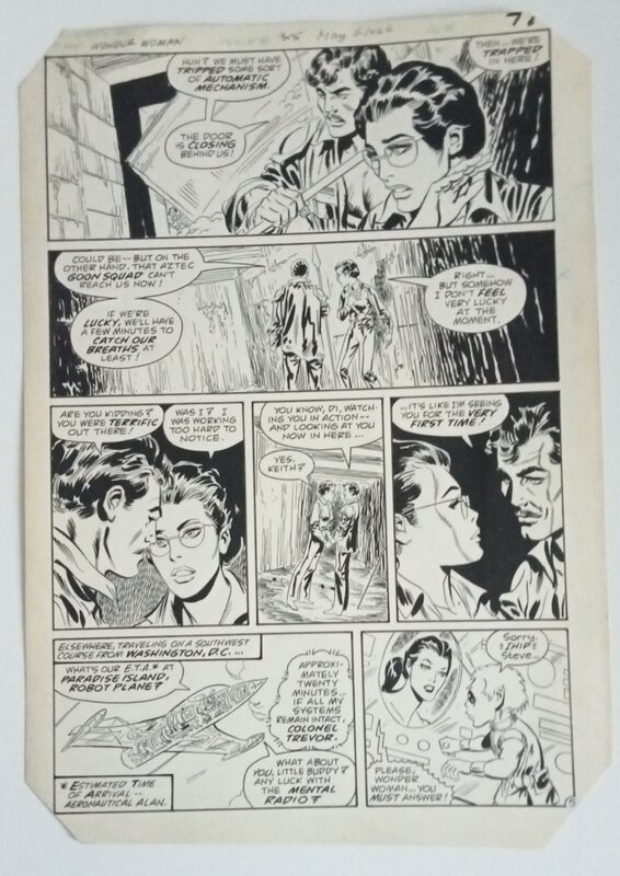 En vente - Wonder woman par Don Heck - Planche originale