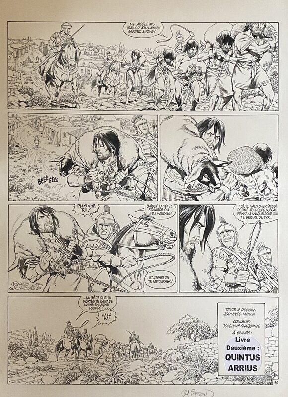 Jean-Yves Mitton, planche originale, 