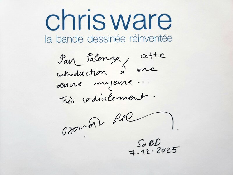 Benoît Peeters, CHRIS WARE : LA BANDE DESSINEE REINVENTEE - Sketch