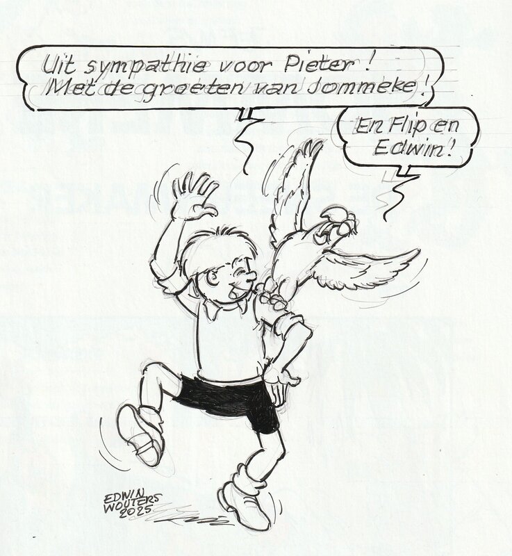 Jommeke en Flip by Edwin Wouters - Comic Strip