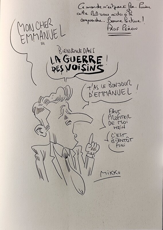 Mikko, Prof Péron, La guerre des voisins 2025Dec06 - Dédicace