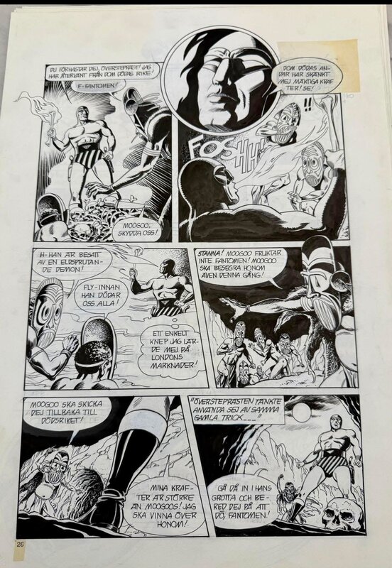 César Spadari, Alliance of the Golden Ox - Planche originale