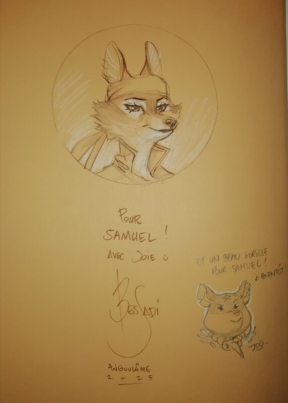 Bruno Bessadi, Dédicace tome 2 de L'Ogre Lion - Dédicace