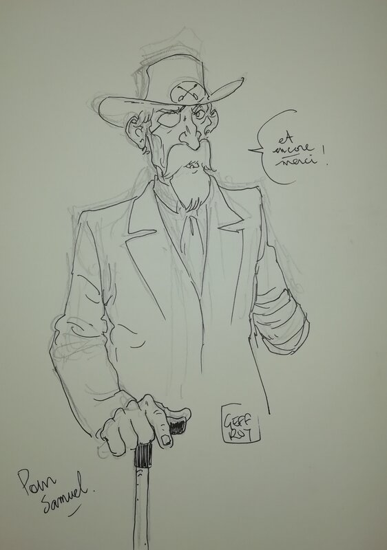 damien geffroy, Dédicace dans le tome 2 des 