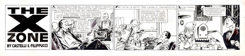 En vente - Lucio Filippucci, Alfredo Castelli, Zona X [Martin Mystère] - Planche originale