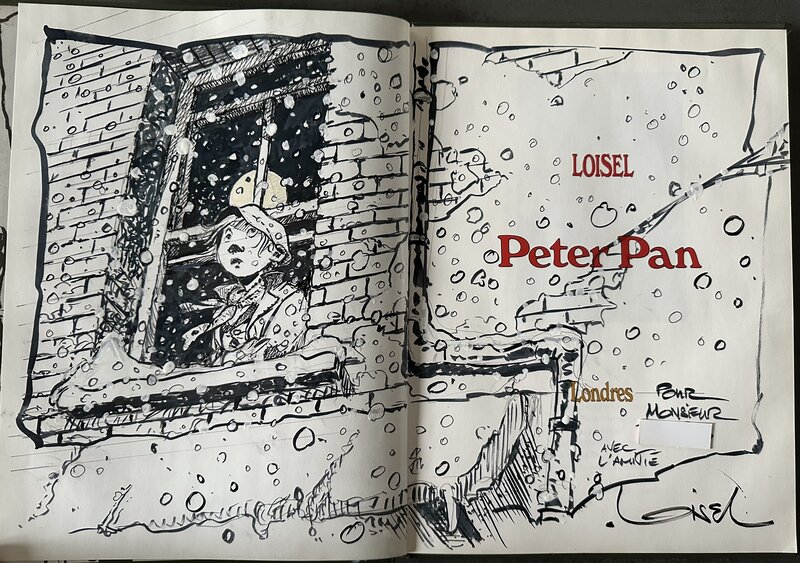 Peter Pan par Régis Loisel - Dédicace