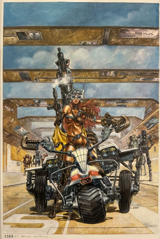 Luis Royo - Heavy Metal Cover - Original Cover