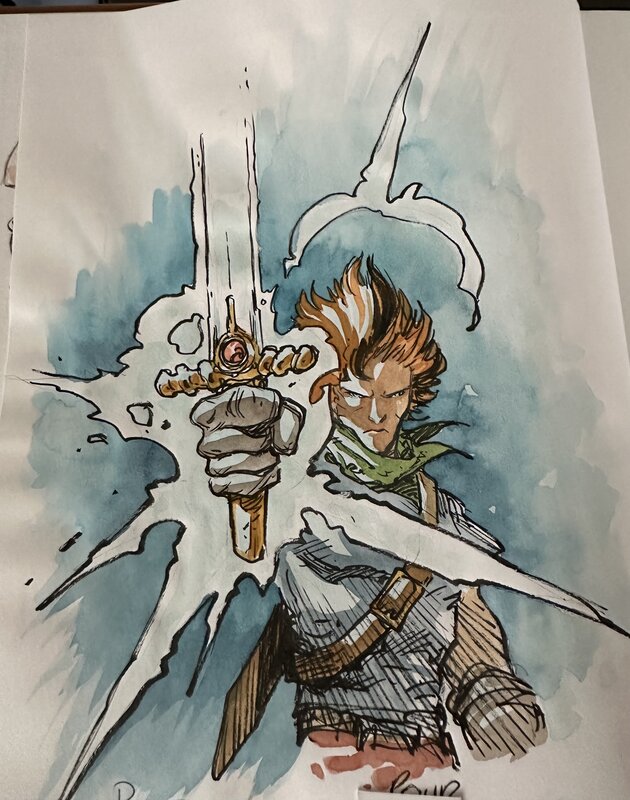 Lanfeust de Troy par Didier Tarquin, Lyse - Dédicace